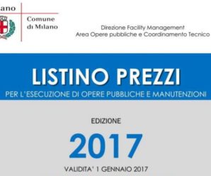 AGGIORNAMENTO : Listino Opere Edili Milano 2017