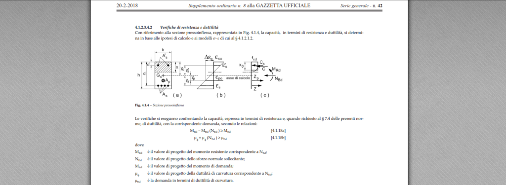 NTC2018 - CLS - verifica a flessione