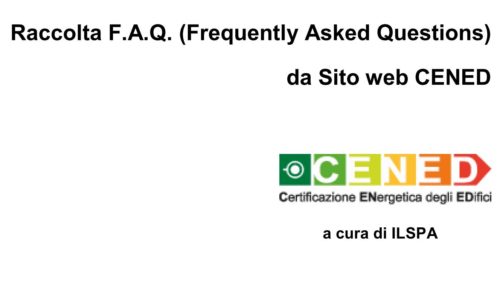 FAQ-CENED (RACCOLTA AGGIORNATA)