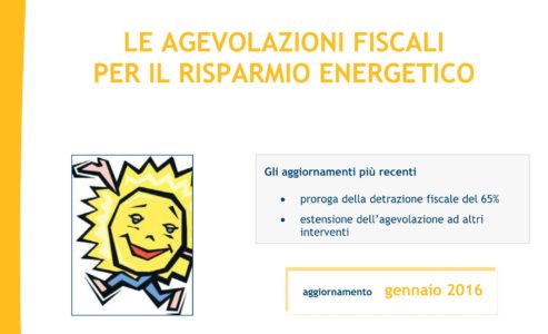 GUIDA 2016 - Agevolazioni Risparmio Energetico